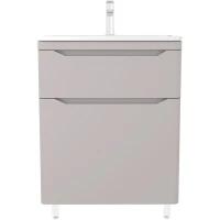 Тумба под раковину Style Line Марелла СС-00002539 60 см, напольная, карамель матовая