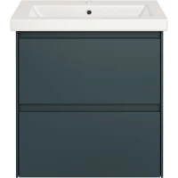 Тумба под раковину ASB-Mebel Анси 80940 56,4 см, подвесная, авокадо матовый