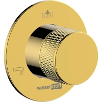 Переключатель на 3 положения WasserKRAFT Muritz 98DVR3PG золотой