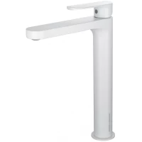 Смеситель для раковины Wonzon & Woghand WW-H1034-MW белый матовый