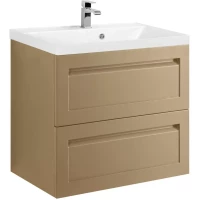 Тумба под раковину Art&Max Platino AM-Platino-580-2C-SO-CM 57 см, подвесная, капучино матовый