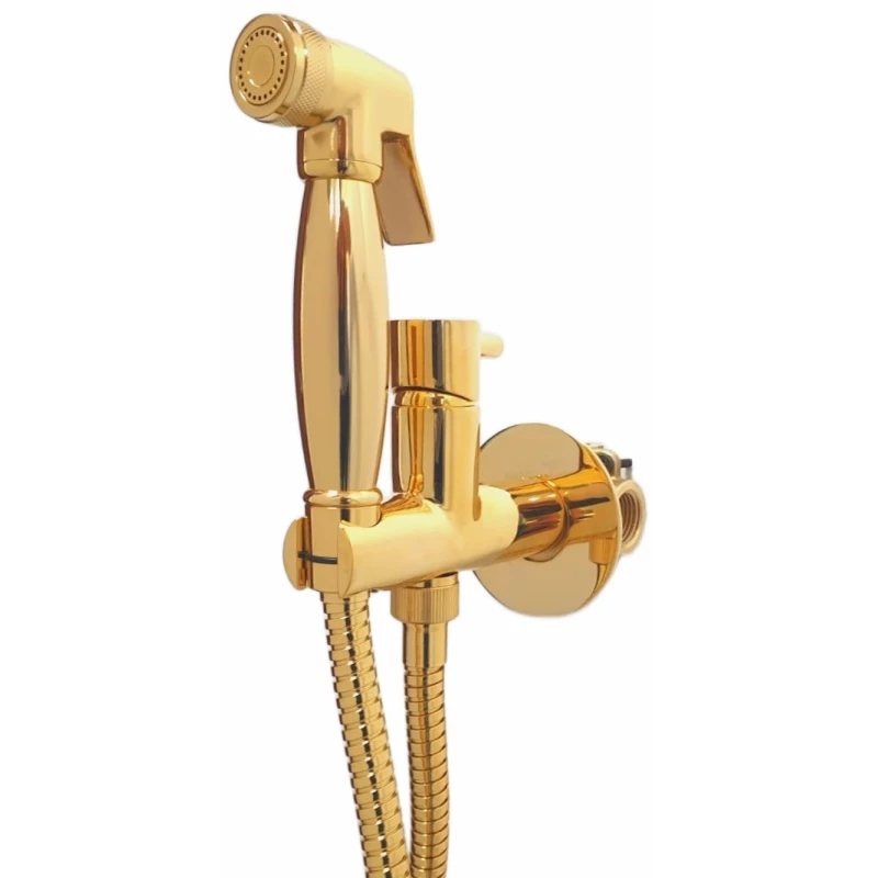 Гигиенический душ Webert EL870301010 со смесителем, золотой