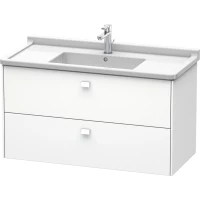 Тумба белый матовый 102 см Duravit Brioso BR414301818