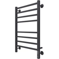 Полотенцесушитель электрический Terminus Ватикан П8 4670078542977 800x530, ТЭН правый, черный муар