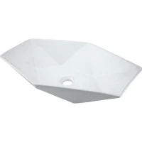 Раковина-чаша Gappo GT504 63,5x41 см, накладная, белый