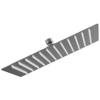 Верхний душ AQUAme AQM8607GM 300 мм, оружейная сталь