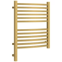 Полотенцесушитель электрический 600x500 золотой матовый МЭМ левый Сунержа Аркус 3.0 032-5704-6050