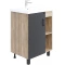 Комплект мебели дуб сонома/серый матовый 60 см Onika Легран 106141 + UM-COM60/1 + 206070 - 7