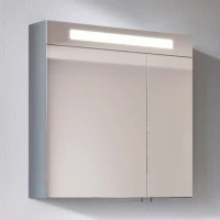 Зеркальный шкаф 65x75 см графит глянец Verona Susan SU601LG41