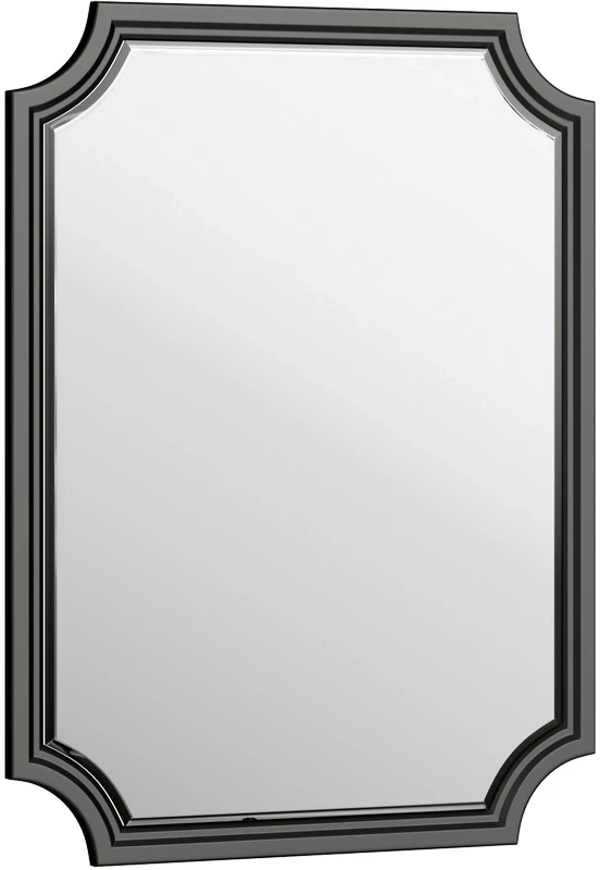 Зеркало 72x95 см черный матовый Aqwella 5 Stars LaDonna LAD0207BLK зеркало 60x60 см aqwella 5 stars rm rm0206blk