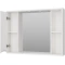 Зеркальный шкаф 100x74,5 см белый глянец Misty Атлантик П-Атл-4100-010 - 4