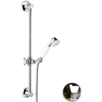 Душевой гарнитур Emmevi C02541CO 1 режим, хром/золотой