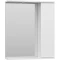 Зеркальный шкаф Misty Лира П-Лир04060-013П 60x72 см R, с подсветкой, выключателем, белый глянец/белый матовый - 2