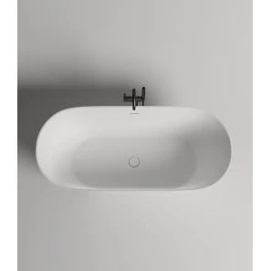 Изображение товара ванна из литьевого мрамора 180,7x81,5 см salini s-stone mona 102921m