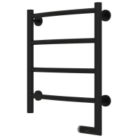 Полотенцесушитель электрический 500x400 черный матовый МЭМ правый Сунержа Галант 2.0 31-5201-5040