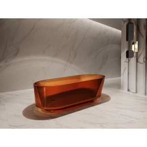 Изображение товара ванна из полиэфирной смолы 170x80 см abber kristall at9706opal