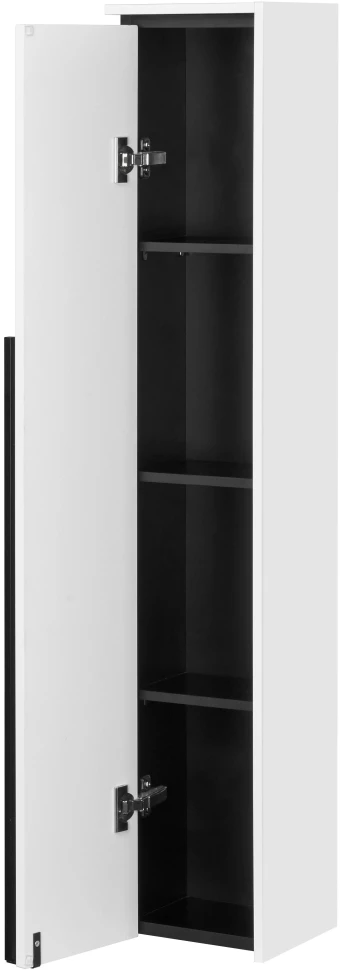 Пенал подвесной белый глянец/черный L Roca Aneto 857431806 - фото 2