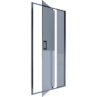 Душевая дверь Alex Baitler AB74B100 98-108 см, профиль черный матовый, стекло тонированное