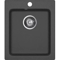 Кухонная мойка GranFest Practik 505 42,7x50,5 см, графит