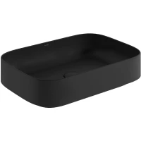 Раковина-чаша Kludi Resa S 58CW4039 60x40 см, накладная, черный матовый