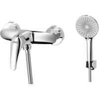 Смеситель для душа AWP Agura S0703C с душевым гарнитуром, хром