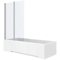 Шторка для ванны 100 см Rea Agat REA-W0300 прозрачное