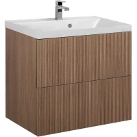 Тумба под раковину Art&Max Verona Push AM-Verona-Push-600-2C-SO-KV 59,6 см, подвесная, кадена вуд