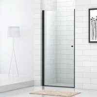 Душевая дверь 70 см Cezares ECO-O-B-1-70-C-NERO прозрачное