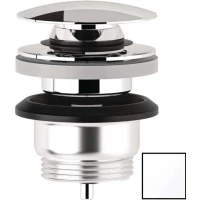 Донный клапан для раковины Kludi Rotexa 1047053-00 универсальный, белый матовый