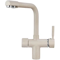 Смеситель для кухни с подключением к фильтру Point светло-бежевый PN3104BG