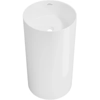 Раковина Wellsee Chalice Perfection 230611000 45x45 см, напольная, белый