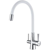 Смеситель для кухни с подключением к фильтру Lemark Comfort LM3075C-White