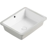 Раковина Orange B02-500W 50x40 см, встраиваемая снизу, белый глянец