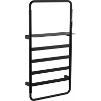 Полотенцесушитель электрический Wonzon & Woghand Dusseldorf WW-A203-MB 920x475, МЭМ правый, черный матовый