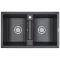 Кухонная мойка Paulmark Tandem черный PM238150-BL - 1