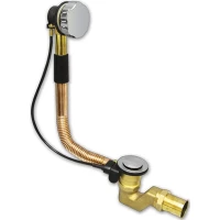 Слив-перелив для ванны Wirquin 30987154 полуавтомат, хром