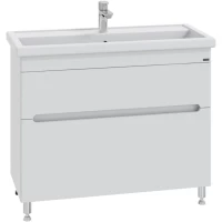 Тумба белый глянец 96,5 см Санта Лондон 224009л