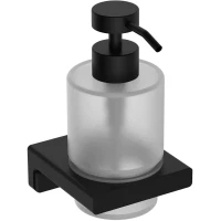 Дозатор для жидкого мыла AQUAme Tivoli AQM7312MB настенный, черный матовый