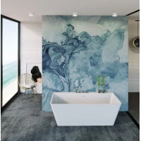 Ванна из литьевого мрамора Timo Erika Solid Surface ERIKA1700 170x75 см, белый матовый