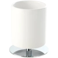 Стакан для зубных щеток Stil Haus Opera OP10AP(08) настольный, хром/белый