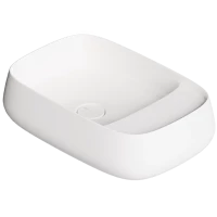 Раковина-чаша Alice Nur Plan 33200109N 60x40 см, накладная, белый матовый