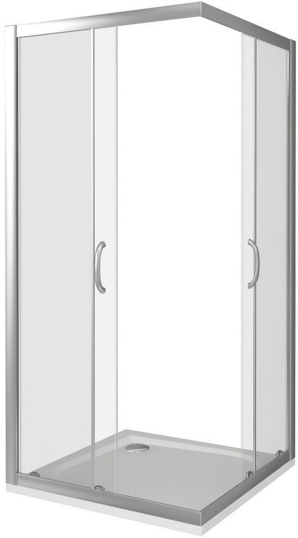Душевой уголок 100х100 см Good Door Infinity CR-100-C-CH прозрачное IH00020 - фото 2