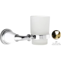 Стакан для зубных щеток Sanibano Zafiro H9900/16GOLD настенный, золотой