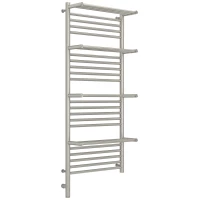 Полотенцесушитель электрический 1200x500 сатин МЭМ левый Сунержа Богема с полкой 3.0 071-5808-1250