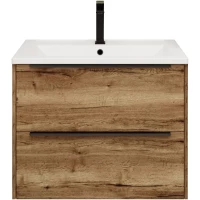 Тумба под раковину La Fenice Tesoro FNC-01-TES-DGT-80-2 78,8 см, подвесная, дуб галифакс