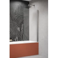 Шторка на ванну Radaway Nes Brushed Nickel PNJ I 50 Right 10011050-91-01R 50 см R, профиль никель матовый, стекло прозрачное