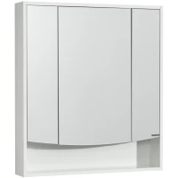 Зеркальный шкаф 76x85 см белый глянец Акватон Инфинити 1A192102IF010