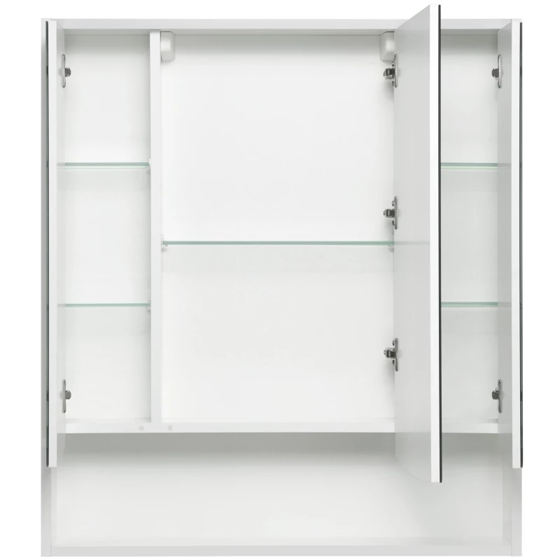 Зеркальный шкаф 76x85 см белый глянец Акватон Инфинити 1A192102IF010