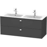 Тумба графит матовый 129 см Duravit Brioso BR410501049