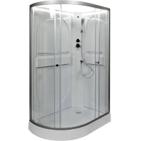 Душевая кабина 120x80x200 см Deto L602RNLED прозрачное